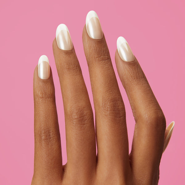 GLAZED DONUT FRENCH NAILS-ALMOND