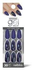 Makeup Nails Glue On Gel Nails ELECTRIC BASS