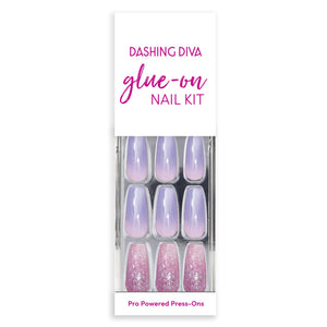 Makeup Nails Glue On Gel Nails LAVENDAR SENSATION