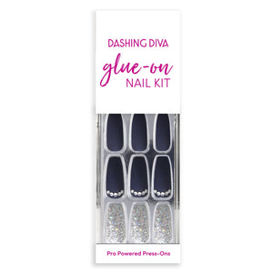 Makeup Nails Glue On Gel Nails NAVAL GLAMOUR