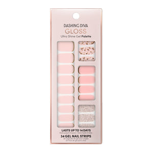 Makeup Nails Nail Strips Gloss Gel Strips Plush Sorbet