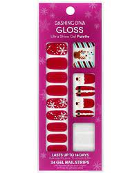 Makeup Nails Nail Strips Gloss Gel Strips SANTAS HELPER
