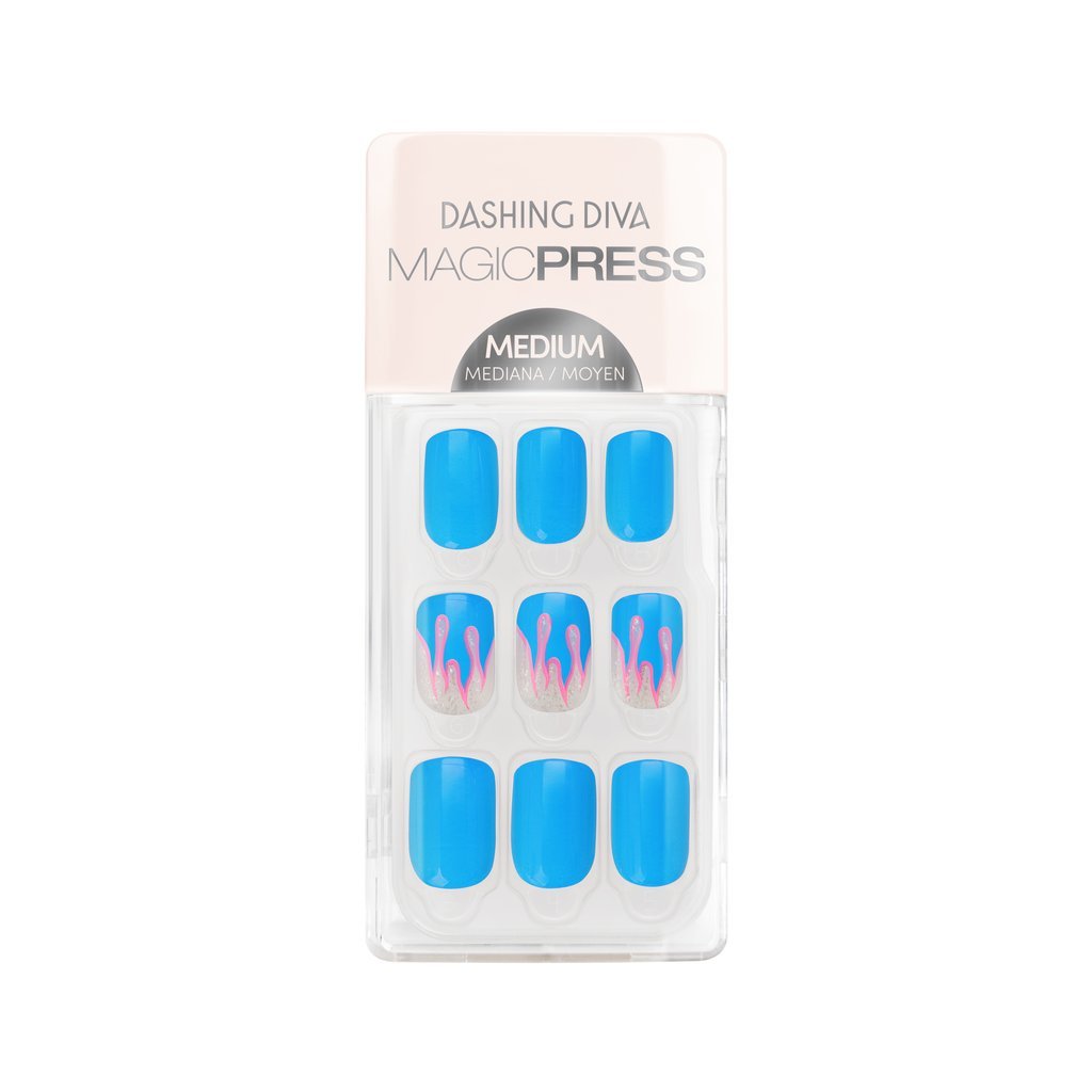 Makeup Nails Press On Magic Press BAD AND BLUE GIE