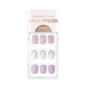 Makeup Nails Press On Magic Press LILAC ICE SHORT